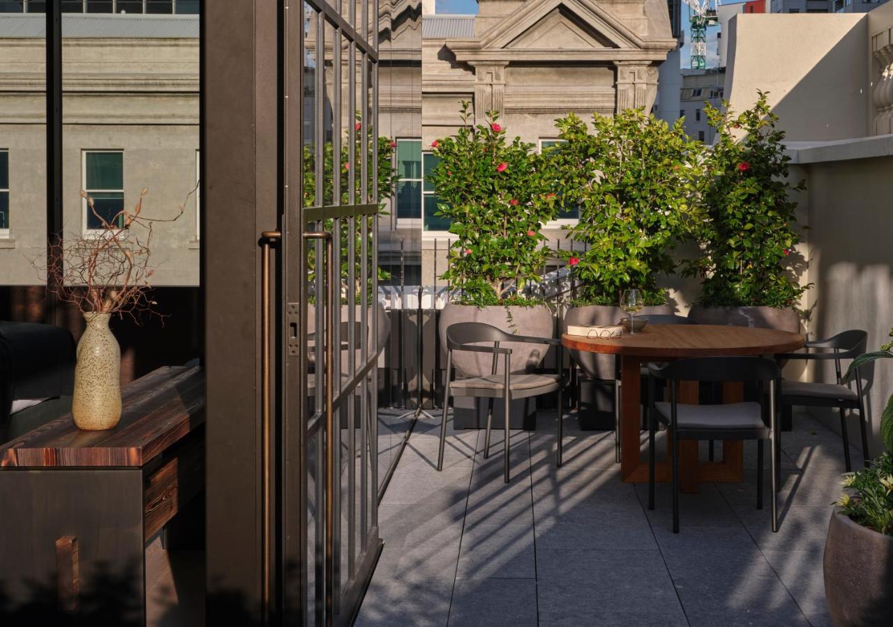 The Hotel Britomart Auckland Kültér fotó The rooftop garden